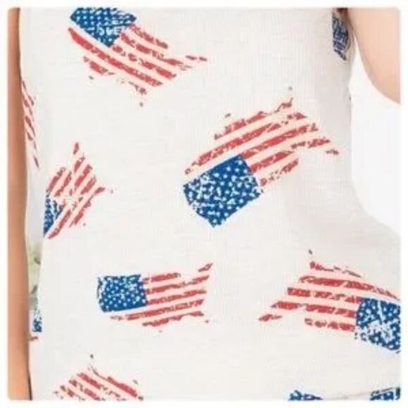 Tank and Shorts Set American Flag Small - Picture 6 of 6